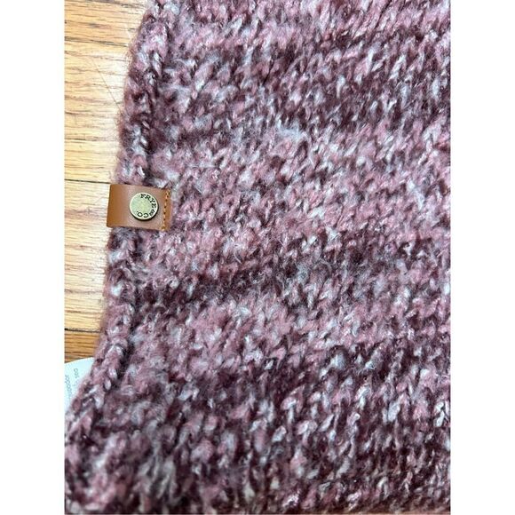 Frye & Co Space Dyed Infinity Cold Weather Scarf Wrap, neck warmer. Bark color, - Picture 6 of 8